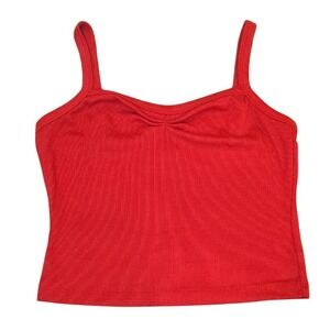 Princess Polly‎ Women's Red Knit Ribbed Tank Top Cami - Size 6
